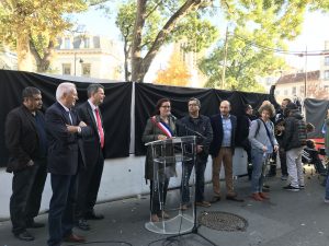 Photo de l'inauguration de l'exposition Sourire